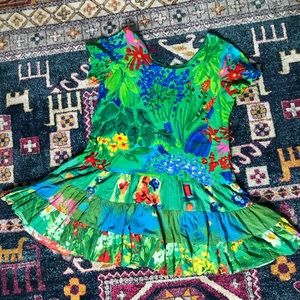 Jams world sea flowers Hattie Dress Boho